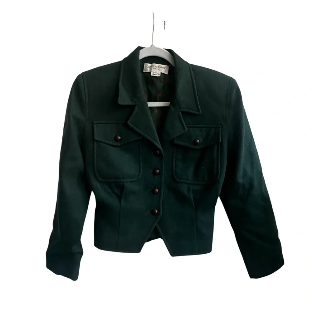 Jones New York Womens 100% Wool Blazer Size 6P Career Office Business - Picture 1 of 6